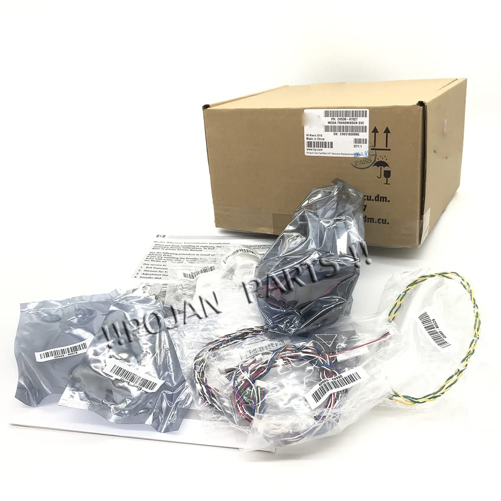 CH538-67027 Media Advance Transmission Kit for HP DesignJet T1200 T770 T2300 T7100 Printers | Replacement Part | Large Format Printing & CAD Plotting Solution