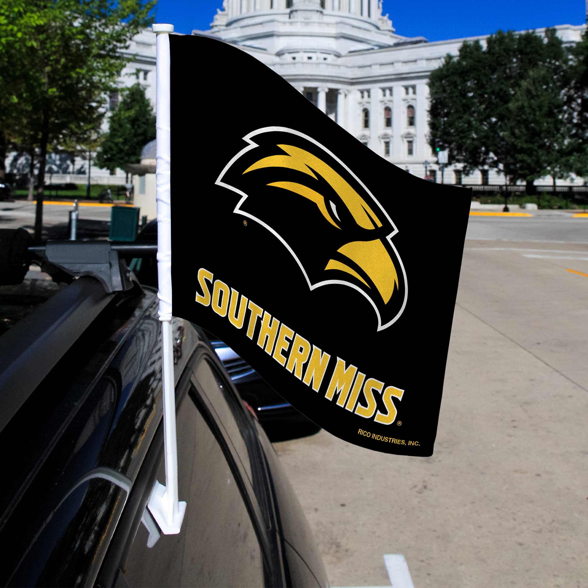 NCAA Double Sided Car Flag - Best Team Spirit Accessory for Game Day