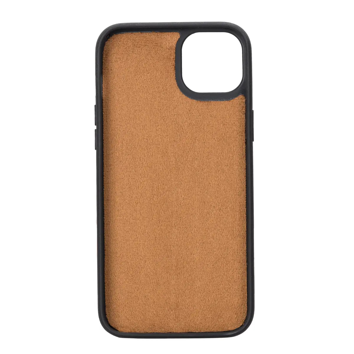 Premium Burnished Tan Leather Wallet Case for iPhone 14 Plus - Slim Protective Cover with Card Slots | Perfect for Everyday Use, Travel & Business