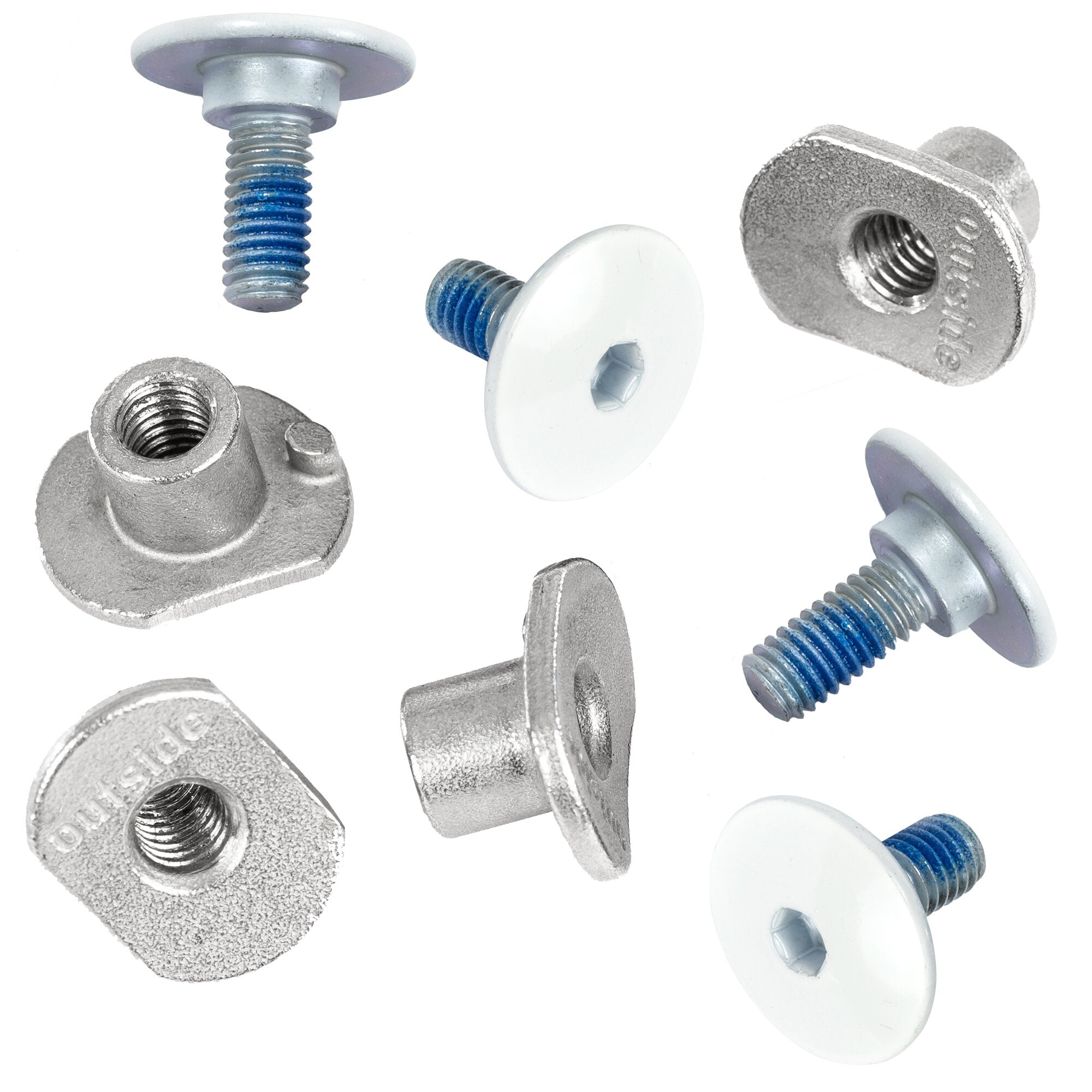 Aeon Cuff Screw Set GEN II - Stainless Steel White Replacement Screws for Watches & Jewelry Repair | Durable Watchband Fixing Kit for DIY Maintenance