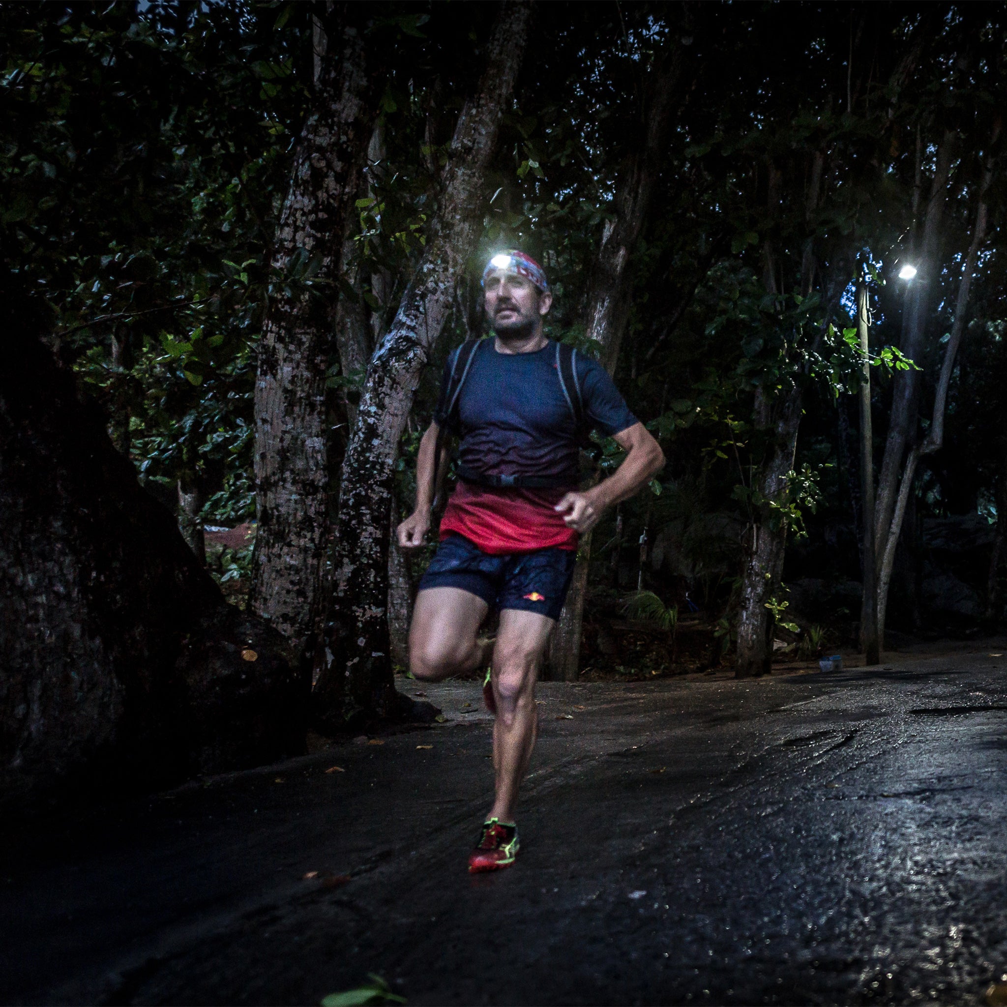 NEO4 Rechargeable LED Headlamp - 500 Lumens Waterproof Headlight for Camping, Hiking, Running & Outdoor Activities - Hands-Free Light with Adjustable Headband