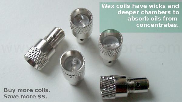 Yocan Mak Dry Herb & Wax Vape Coils - Replacement Atomizers for Vaporizers | Perfect for On-the-Go Vaping & Home Use