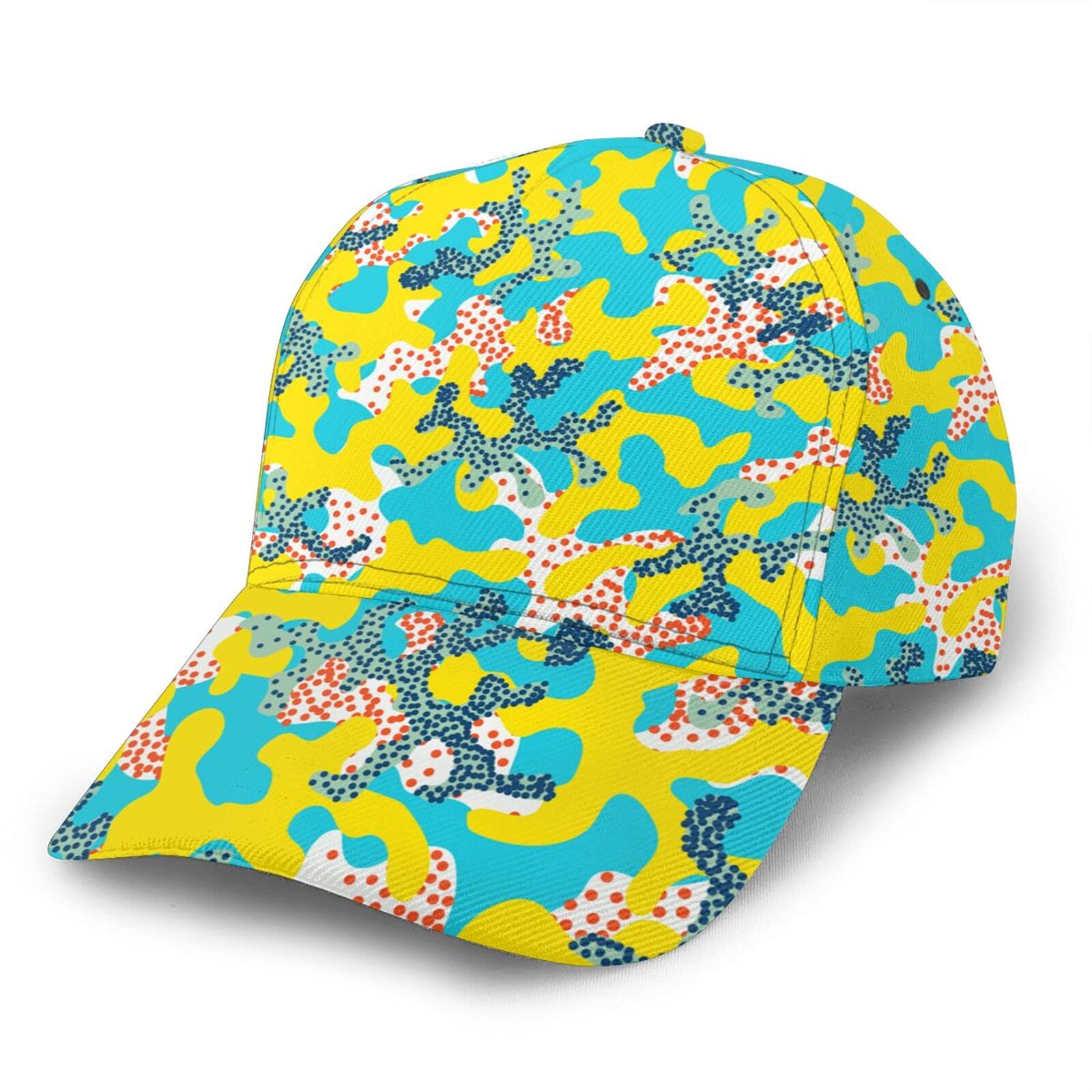 Blue and White Ceramic Art Baseball Cap - Adjustable Washed Twill Chinese Style Hat for Men & Women | Perfect for Casual Wear, Outdoor Activities & Fashion Accessories