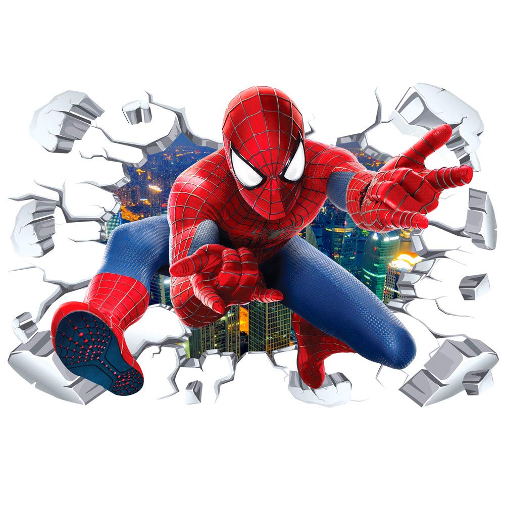 Spider-Man Wall Decals Superhero Wall Stickers - 35.4