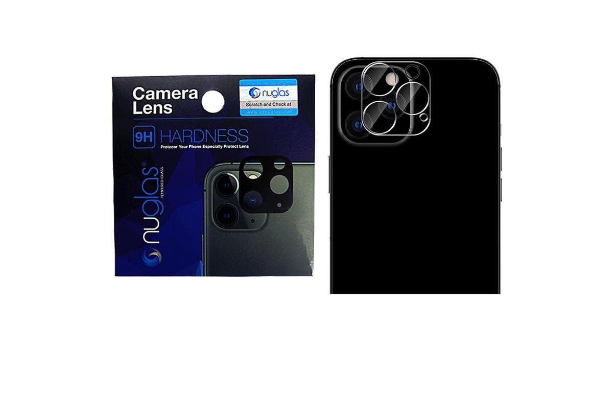 Nuglas Camera Lens Tempered Glass Protector for iPhone 13 Pro & 13 Pro Max - HD Clear, Anti-Scratch, Shatterproof - Perfect for Outdoor Photography & Travel Protection