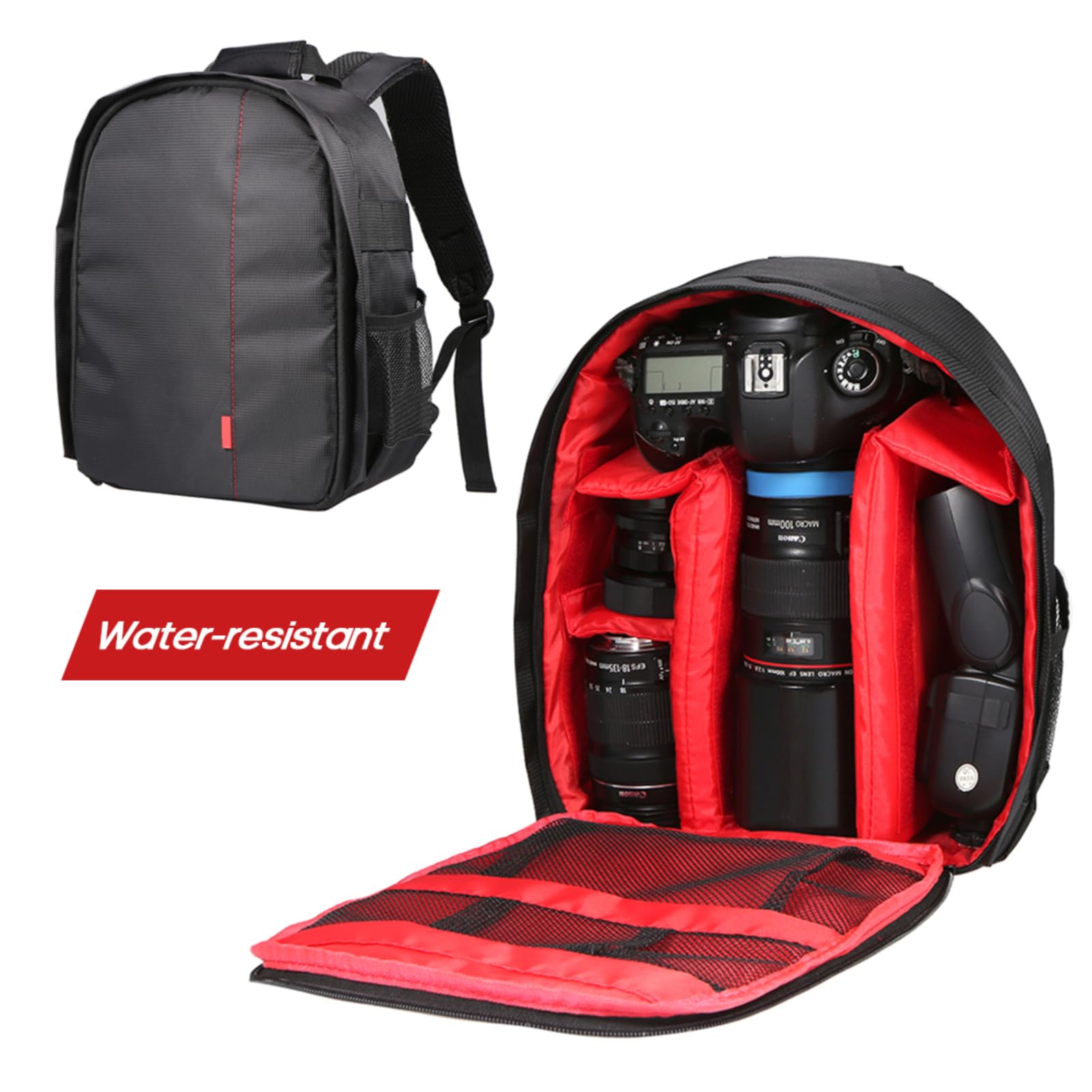 **Andoer Waterproof DSLR Camera Backpack - Durable Digital SLR Bag for Travel & Photography (Purple) - Perfect for Outdoor Shoots, Hiking & Professional Use**