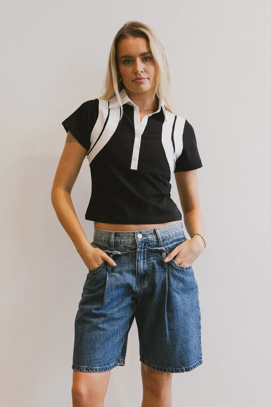 Dune Contrast Top for Women - Stylish Casual & Party Wear - Perfect for Beach Outings, Date Nights & Summer Fashion