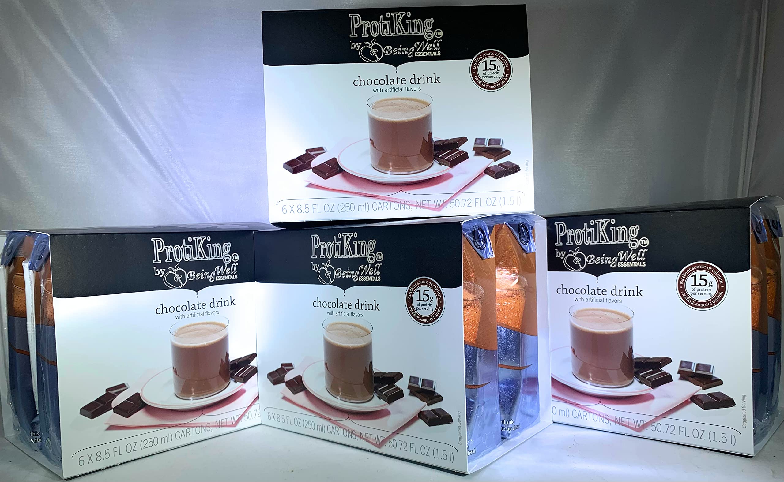 Proti King Anytime Ready to Drink Chocolate Protein Shake - 24 Servings for Muscle Recovery, Weight Management & On-the-Go Nutrition | Gym, Workout, Office & Travel Essential
