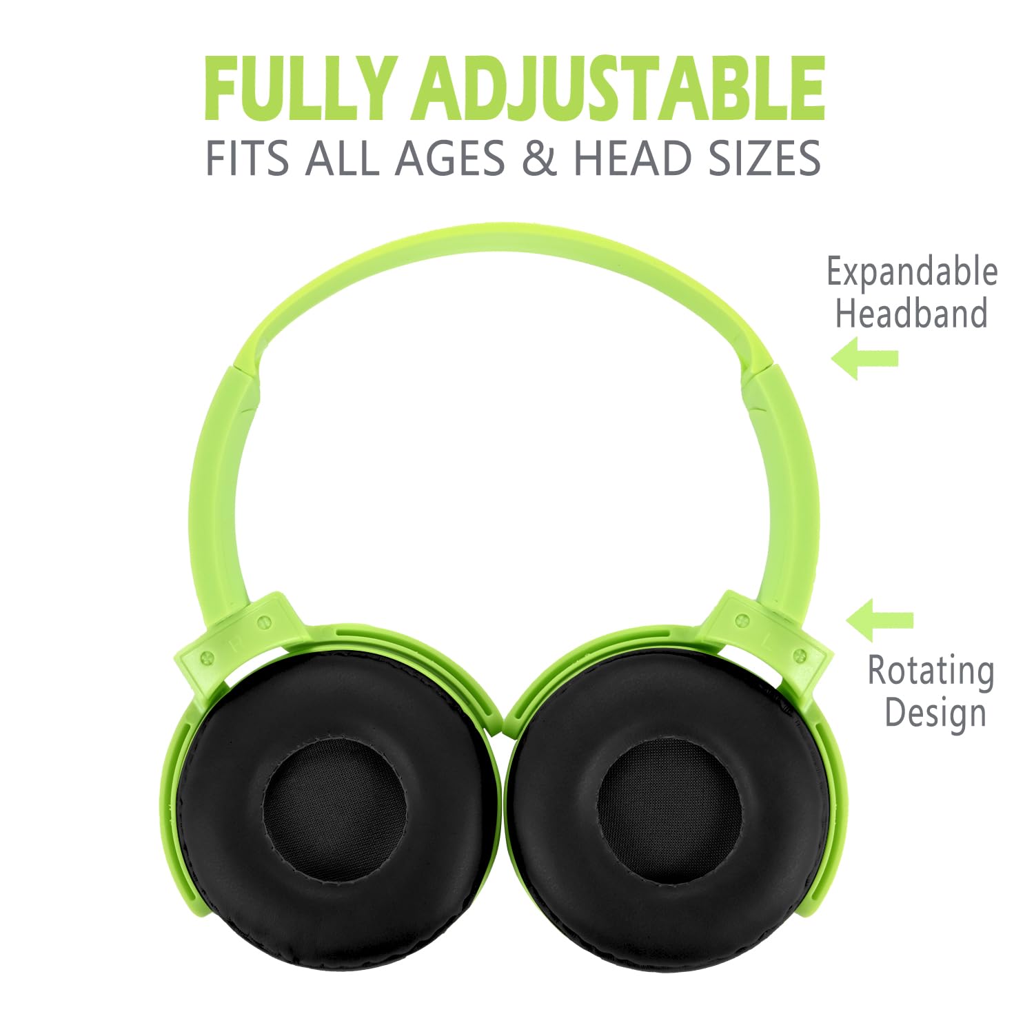 2 Pack Kids Headphones for School & Online Learning - Durable Wired Headset with Noise Isolating Stereo Sound, 3.5mm Jack for Chromebook, Computer, Laptop (Dark Blue + Green) - Perfect for Classroom, Homeschooling & Remote Learning