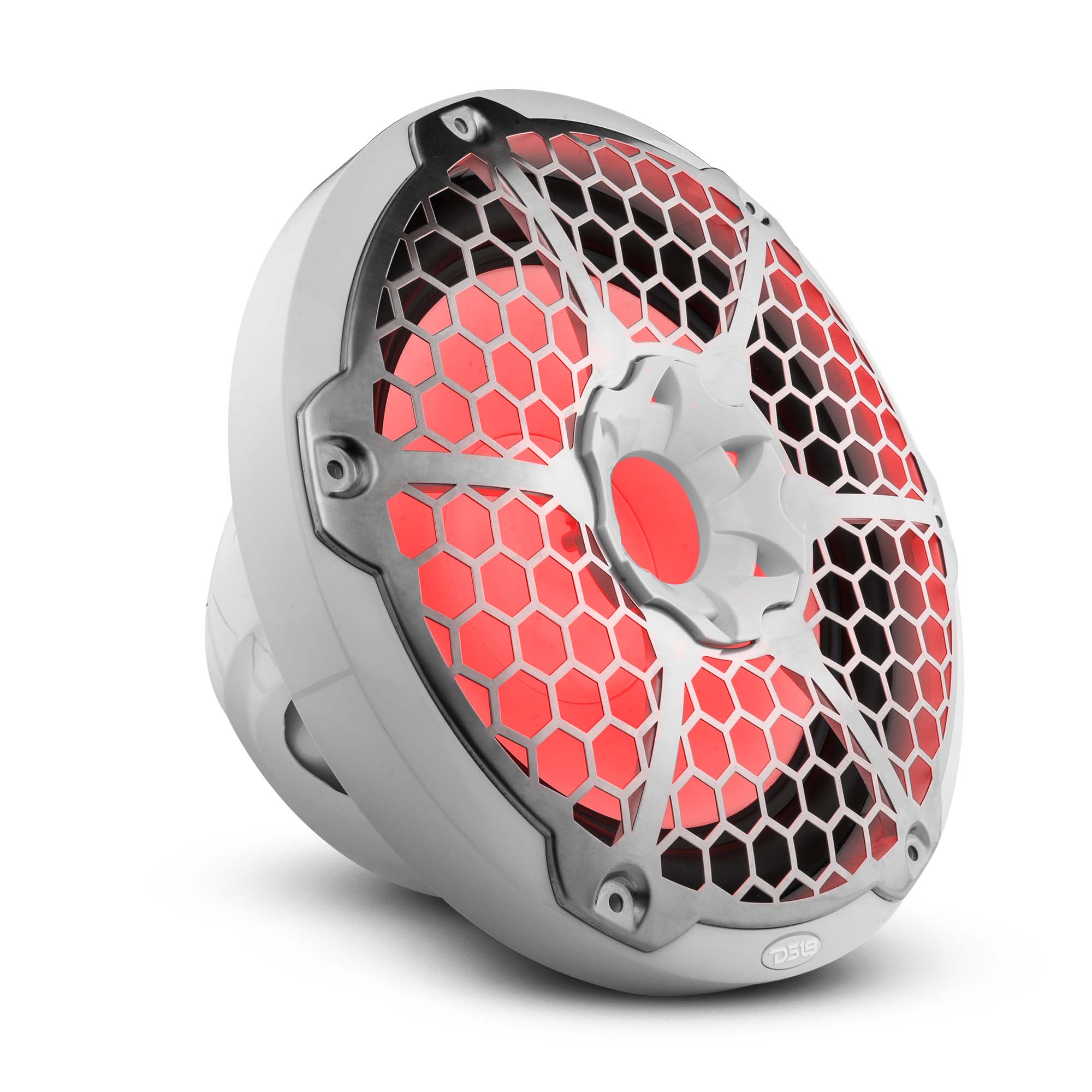 NXL 12 Inch Marine Subwoofer with RGB LED Lights - 350 Watts RMS, SVC 4 Ohm, White - Perfect for Boats, Yachts & Outdoor Audio Systems