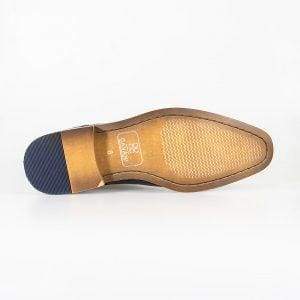 Cavani Modena Men's Leather Boots in Navy & Cognac - Stylish & Durable for Casual Wear, Outdoor Adventures & Work