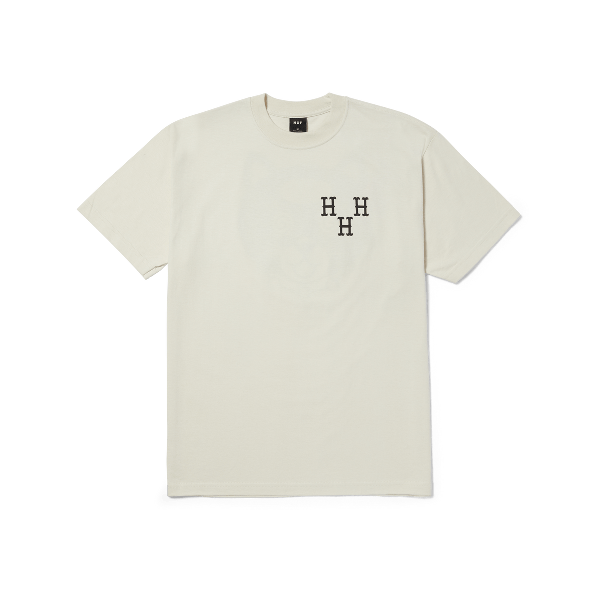 HUF Hypno Cat Short Sleeve T-Shirt in Bone - Stylish Streetwear for Men & Women - Perfect for Casual Outfits, Skateboarding, and Urban Fashion