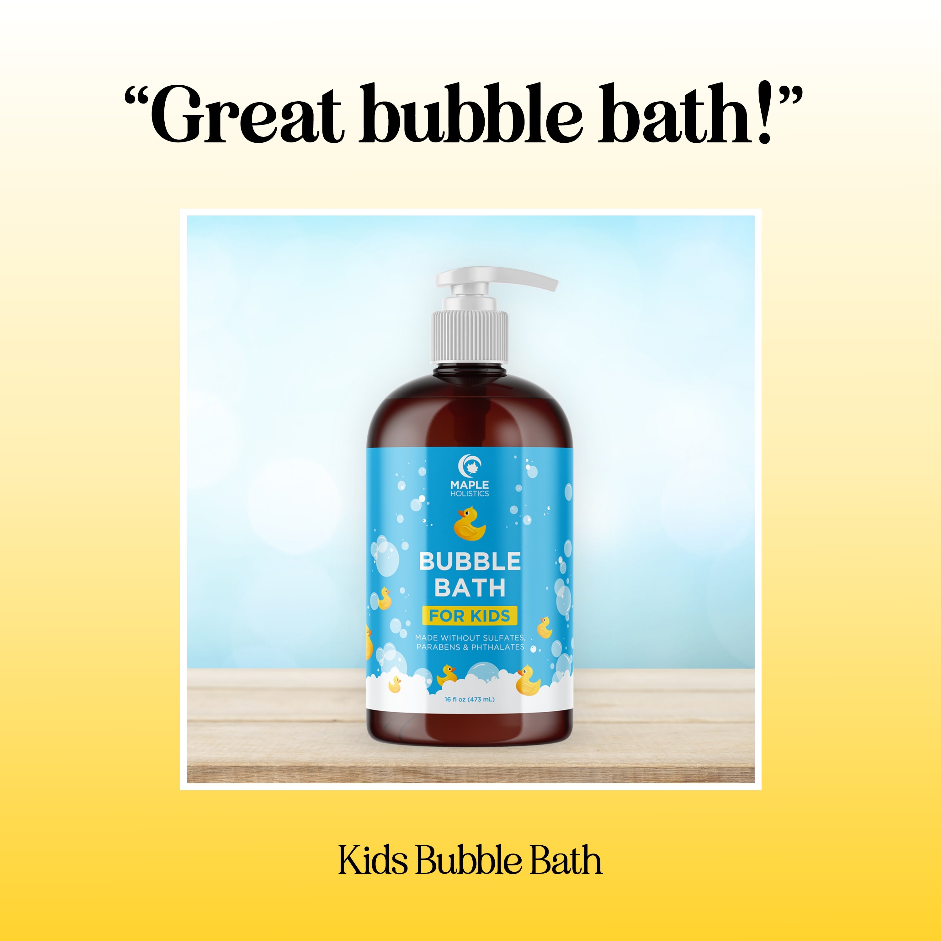Best Bubble Bath for Kids - Gentle & Fun Bath Time Solution for Babies & Toddlers - Perfect for Relaxing Playtime & Bedtime Routine