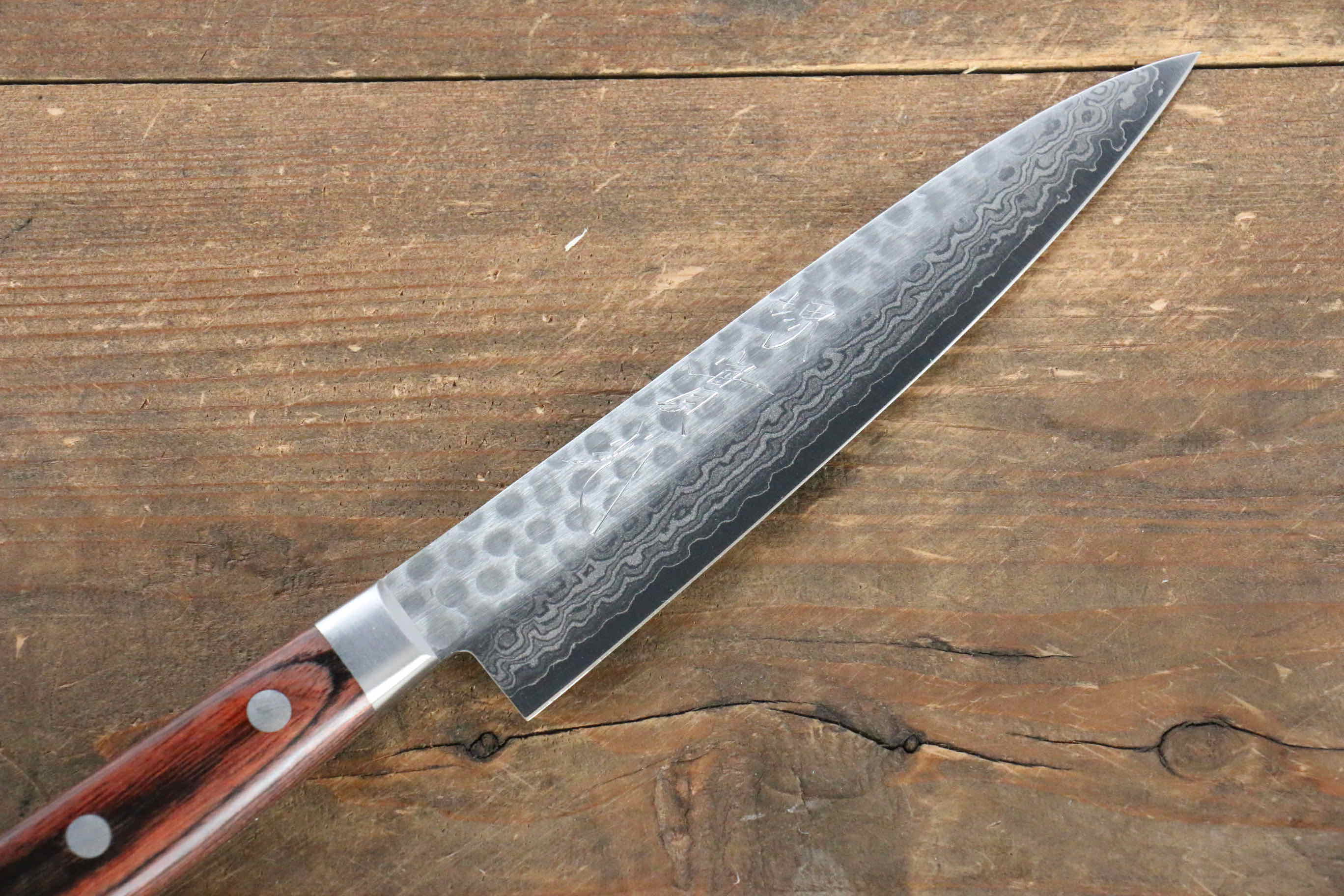 Premium Jikko VG10 17-Layer Damascus Petty Utility Knife 5.3