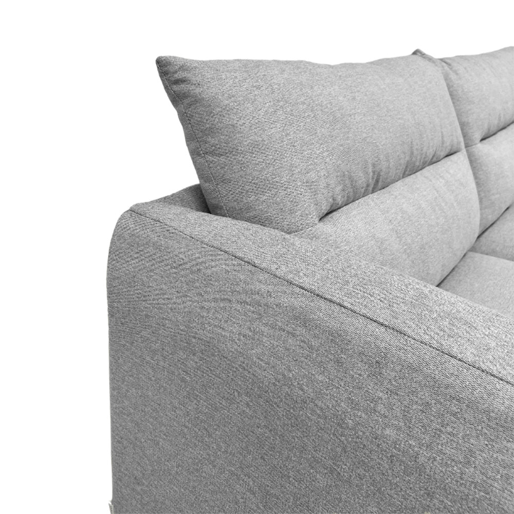 Nathan 3-Seater Modular Sofa with EcoClean Fabric | Modern Living Room Furniture for Small Spaces & Apartments