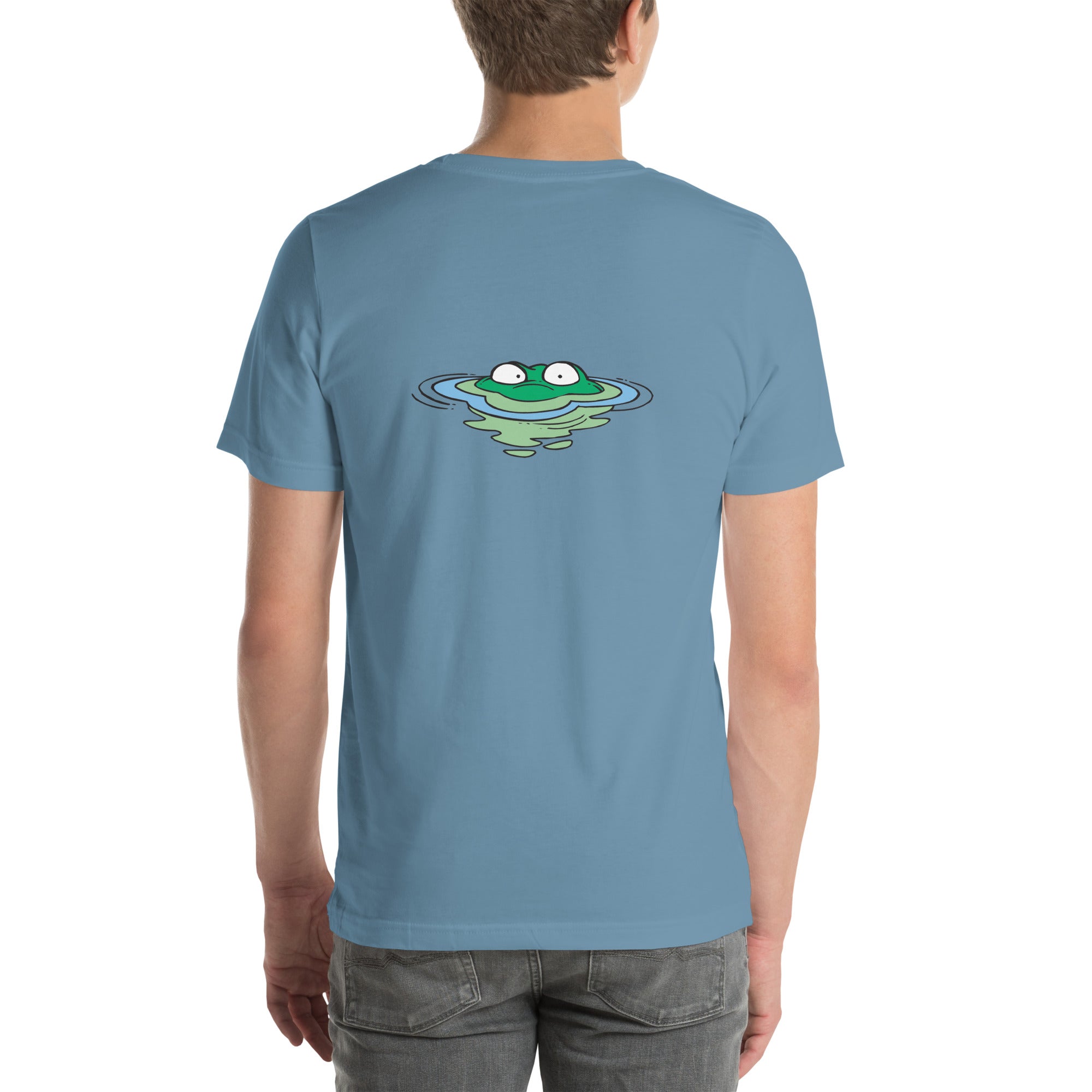 Frog Head in Water Unisex T-Shirt | Bart's Water Sports | Fun Graphic Tee for Swimming, Fishing & Outdoor Activities