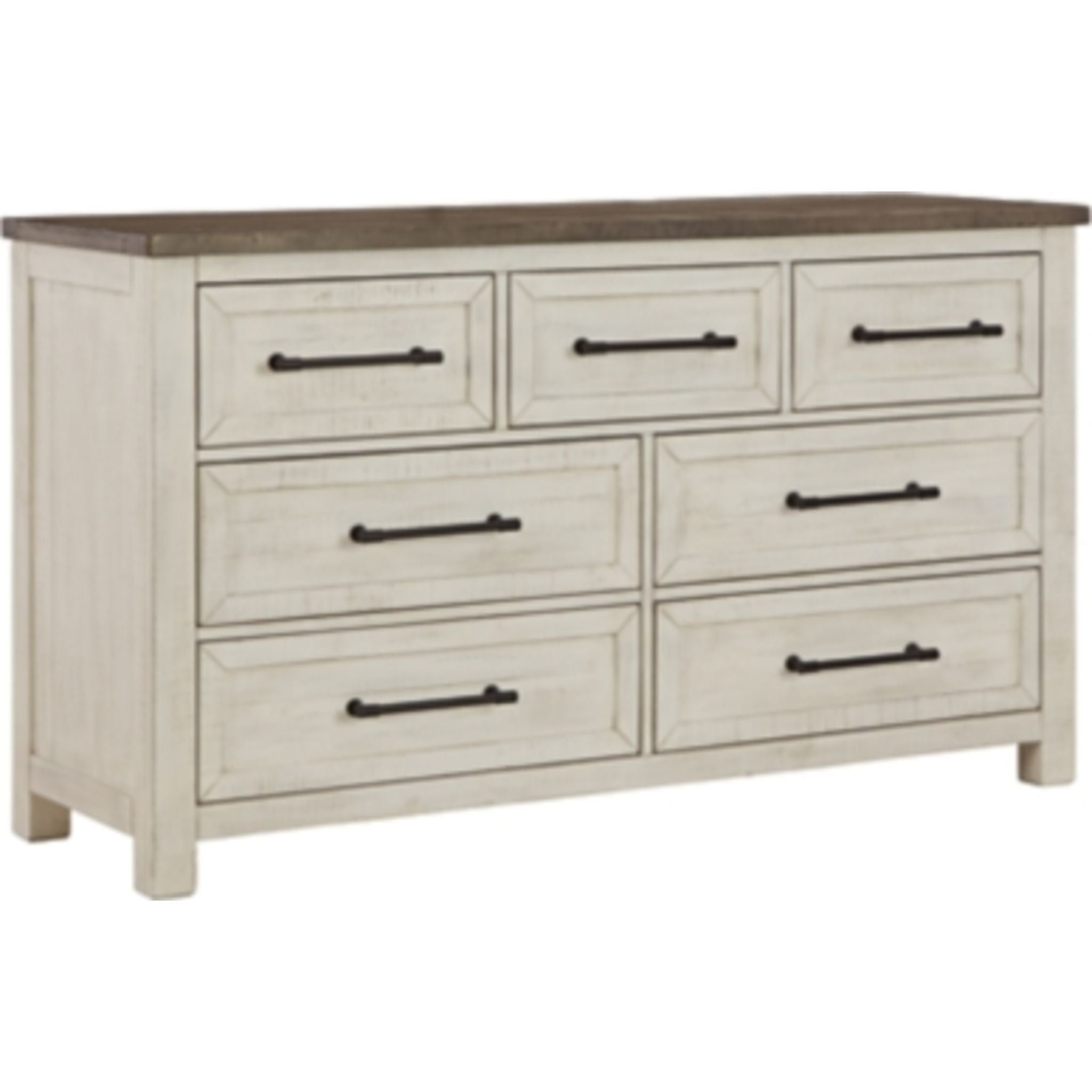 Brewgan Dresser - Two Tone Wooden Dresser with Drawers for Bedroom Storage | Modern & Stylish Furniture for Home Organization