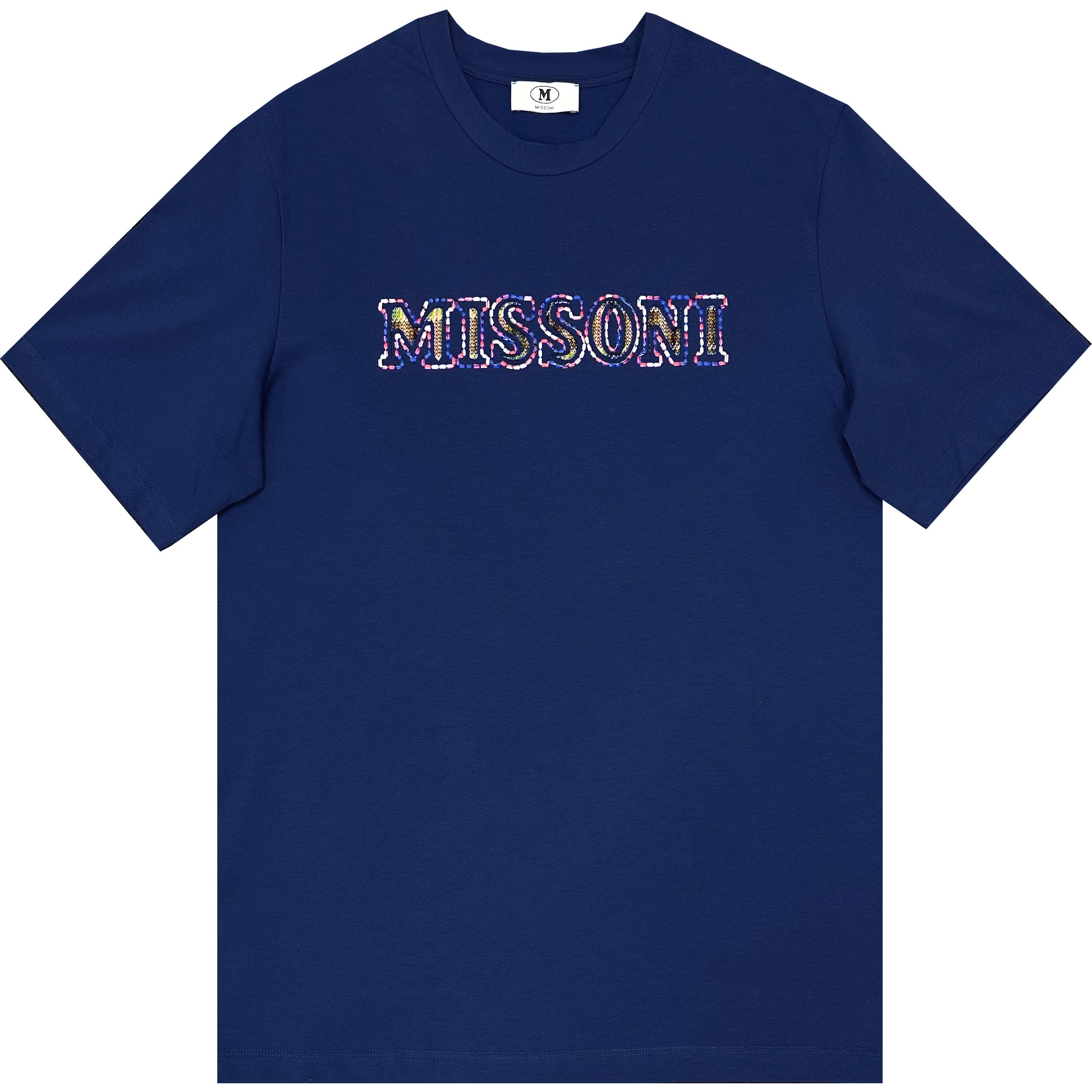 Missoni Embroidered Logo Cotton T-Shirt for Women | Fashionable Casual Top for Everyday Wear & Summer Outfits