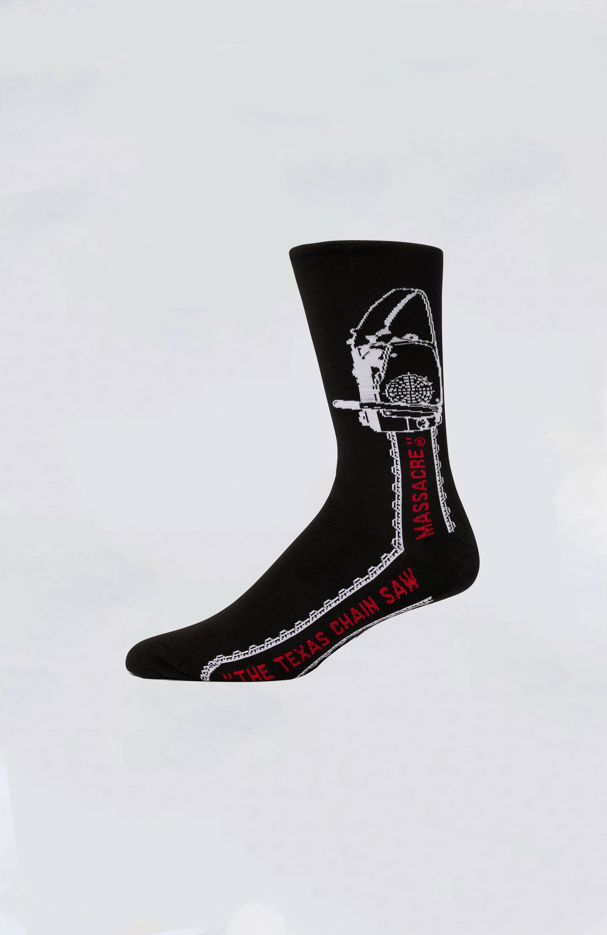 HUF x The Texas Chainsaw Massacre Chainsaw Crew Socks - Horror Movie Inspired Socks for Fans - Perfect for Halloween Costumes, Cosplay & Movie Themed Outfits