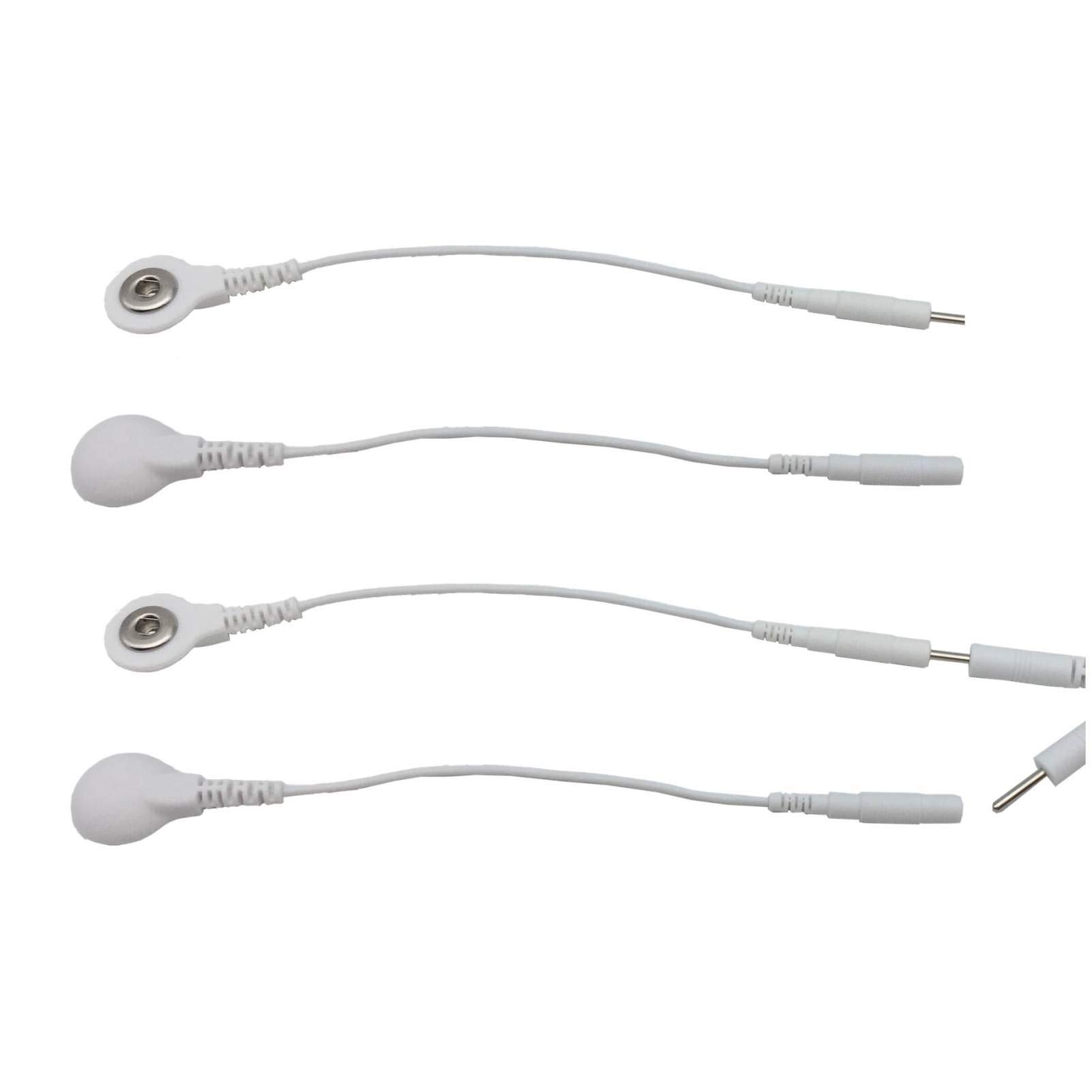 Premium Electrode Cable Lead Wires Converter for Electric Massager - High-Quality Replacement Cables for TENS Units, EMS Devices & Muscle Stimulators - Perfect for Pain Relief, Physical Therapy & Home Use