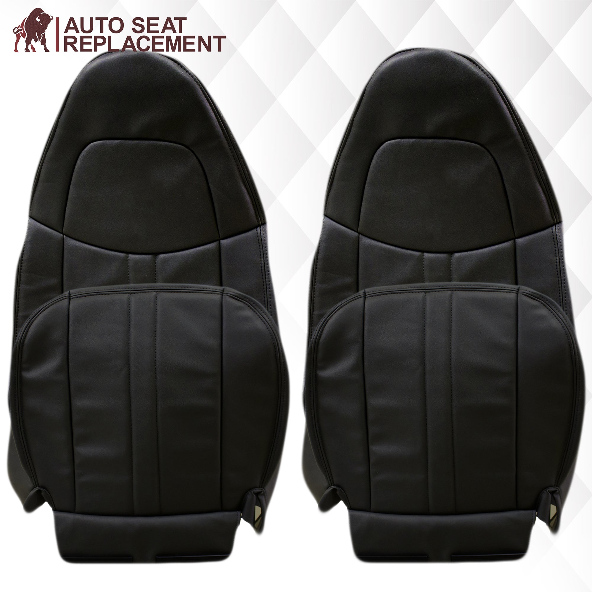 2003-2009 GMC C Series Topkick Dark Gray Vinyl Seat Covers - Durable, Custom Fit Replacement for Truck & Work Vehicle Seats - Perfect for Fleet, Construction & Delivery Drivers