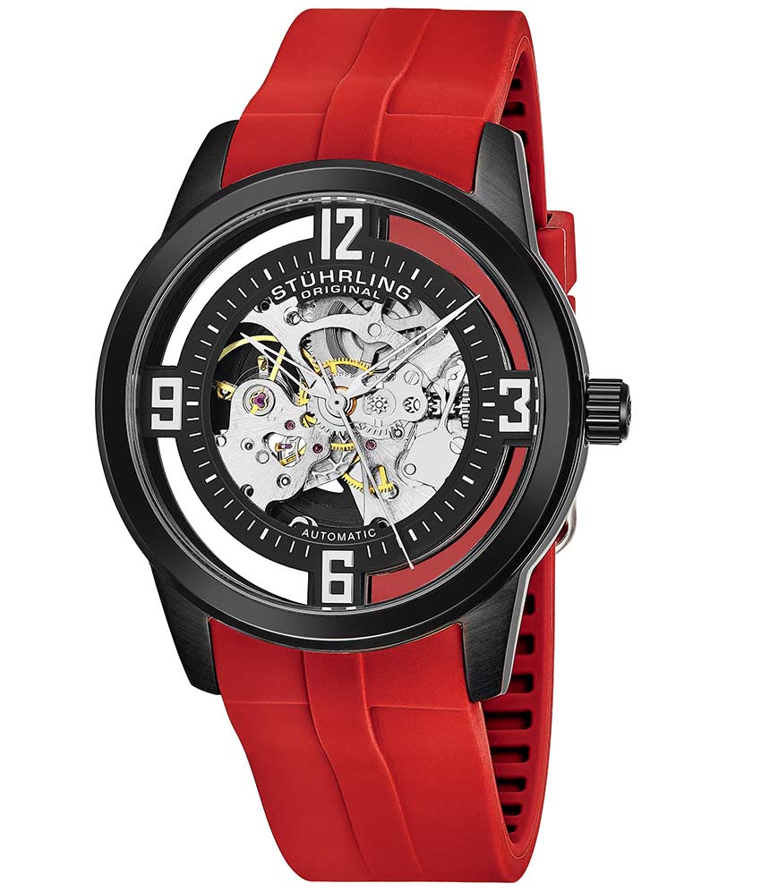 42mm Skeleton Watch 877C - Stainless Steel Mechanical Automatic Movement for Men - Perfect for Business, Casual & Formal Occasions