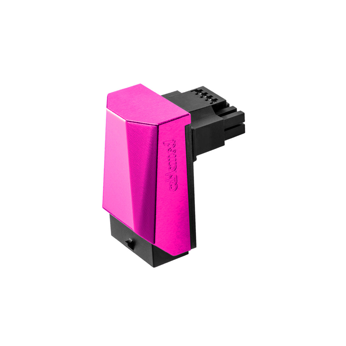 CableMod 12VHPWR 90 Degree Angled Adapter v1.1 - Variant B (Pink) | Right Angle GPU Power Connector for NVIDIA RTX 4090/4080/4070 | Perfect for Small PC Cases & Cable Management