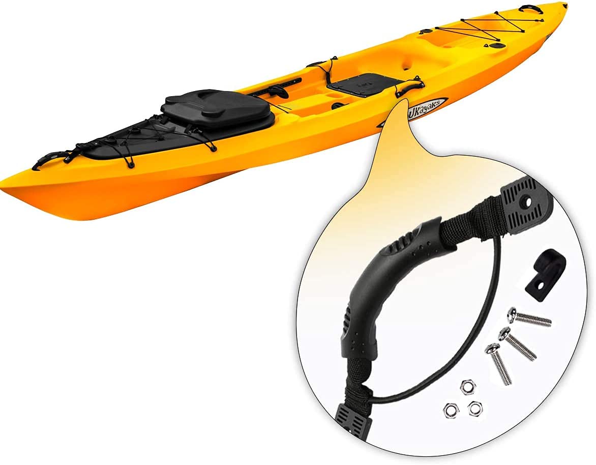 **MOPHOEXII 2 or 4 Pack Heavy Duty Kayak Carry Handles – Side Mount Replacement Handles with Plastic Buckle & Paddle Holders – Perfect for Kayaking, Canoeing, and Water Sports**