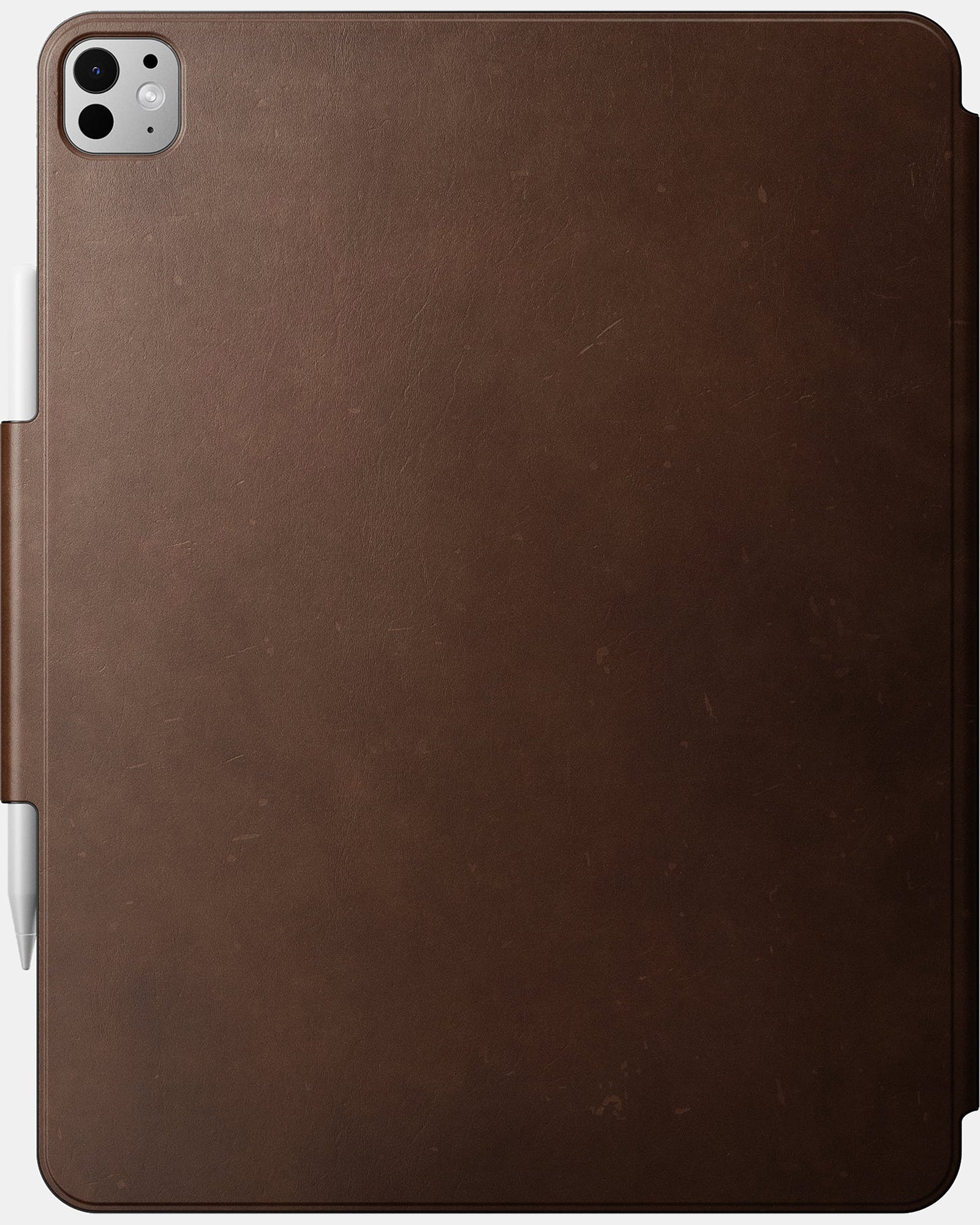 Premium Genuine Leather Folio Case for iPad Pro 13 (M4, 2024) - Slim Protective Cover with Auto Sleep/Wake | Perfect for Business, Travel & Daily Use - Brown