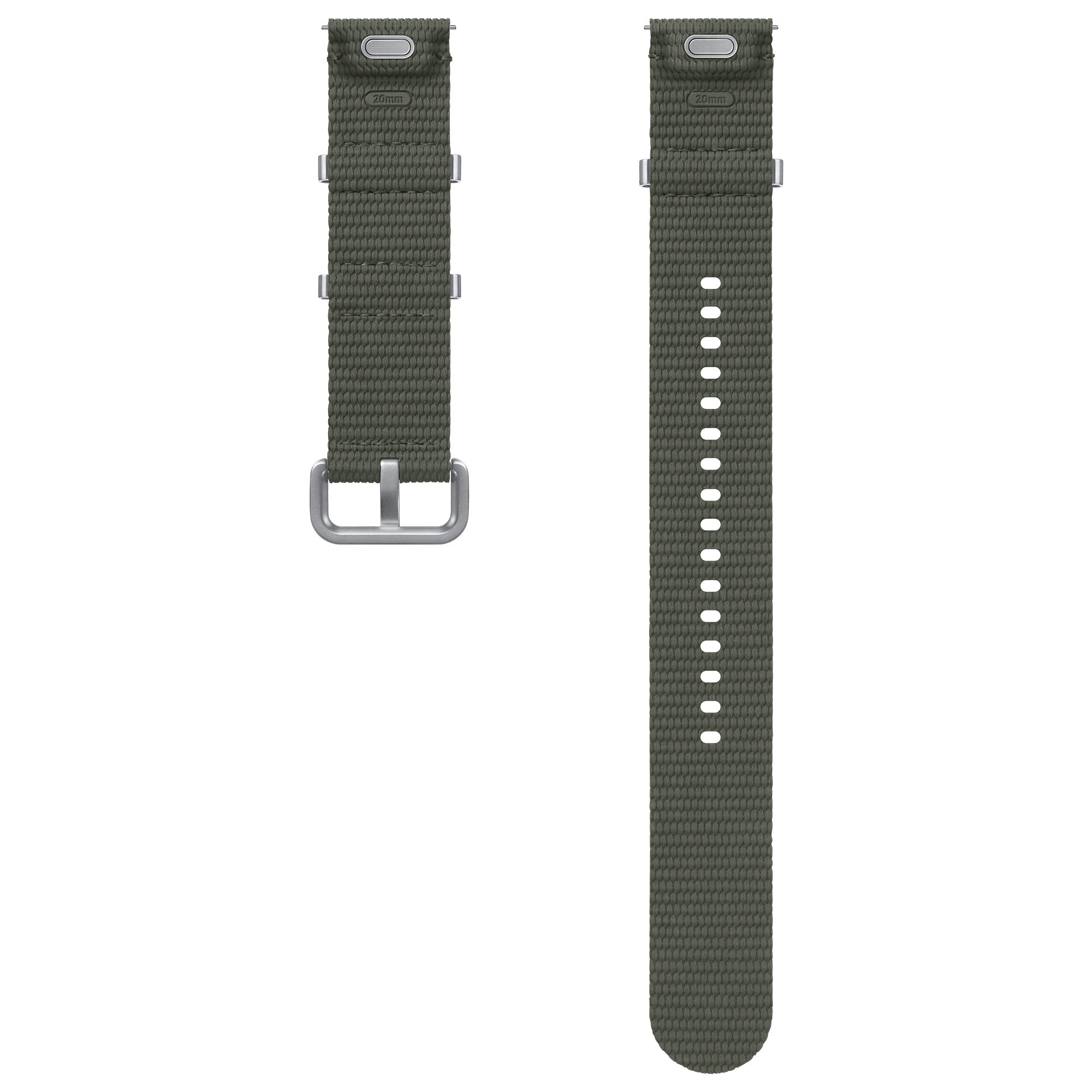 Samsung Galaxy Official Athleisure Band (S/M) - Compatible with Galaxy Watch 7 - Sporty Green Smartwatch Strap for Running, Gym & Everyday Wear