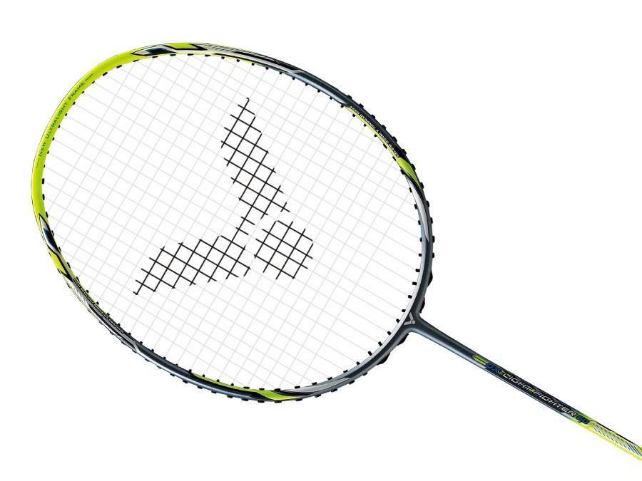 VICTOR Drive X Light Fighter 60 Pre-Strung Badminton Racket - Ultra Lightweight Carbon Fiber Shuttlecock Racket for Beginners & Professionals | Perfect for Indoor/Outdoor Games, Training & Competitive Play