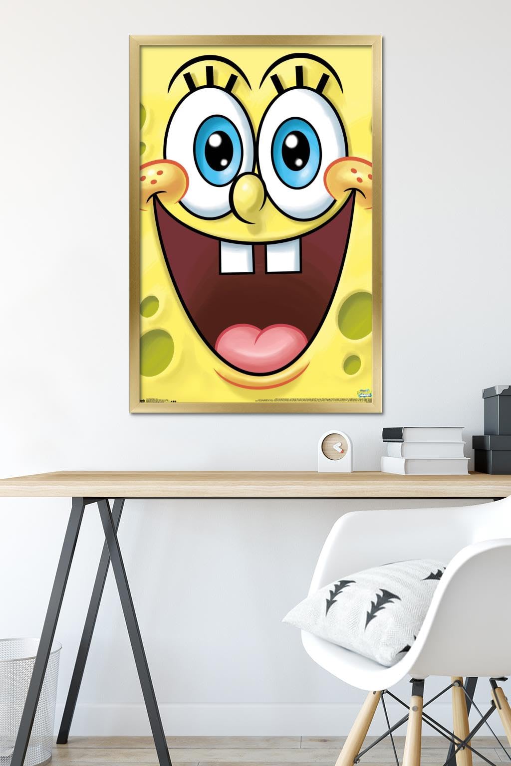 Trends International Nickelodeon SpongeBob SquarePants Gold Framed Wall Poster 22.375