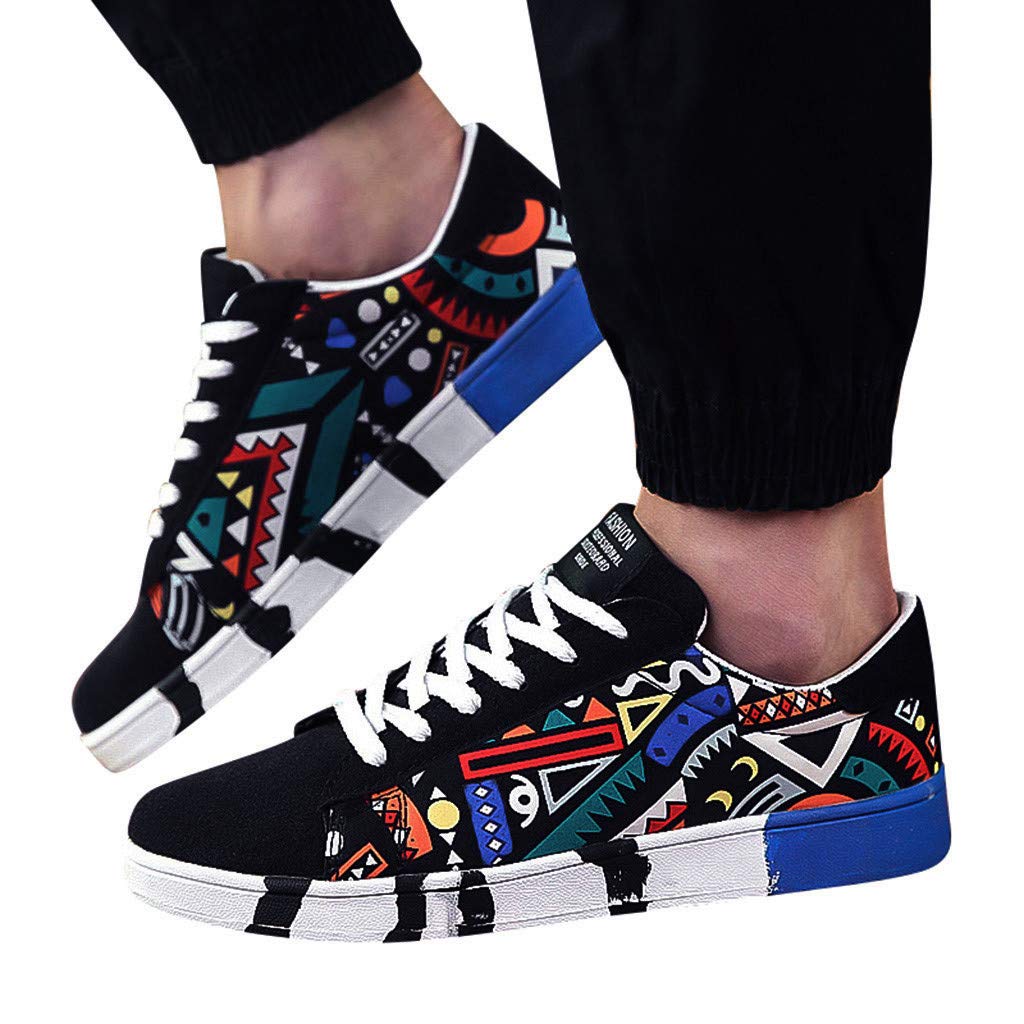 DUHGBNE Men's Casual Canvas Sneakers - Breathable, Waterproof & Lightweight for Walking, Running & Outdoor Activities | Size 47