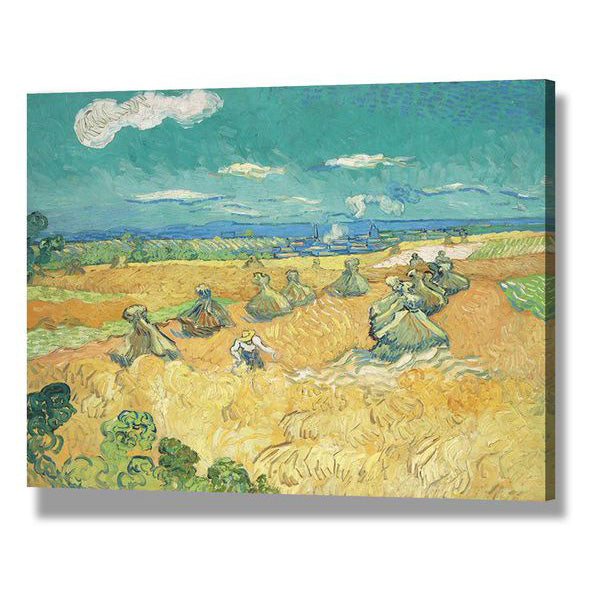 Wheat Fields with Reaper Auvers