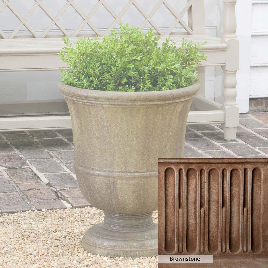 Campania International Williamsburg Orangery Urn - Classic Garden Planter for Outdoor Decor, Patio, and Landscaping