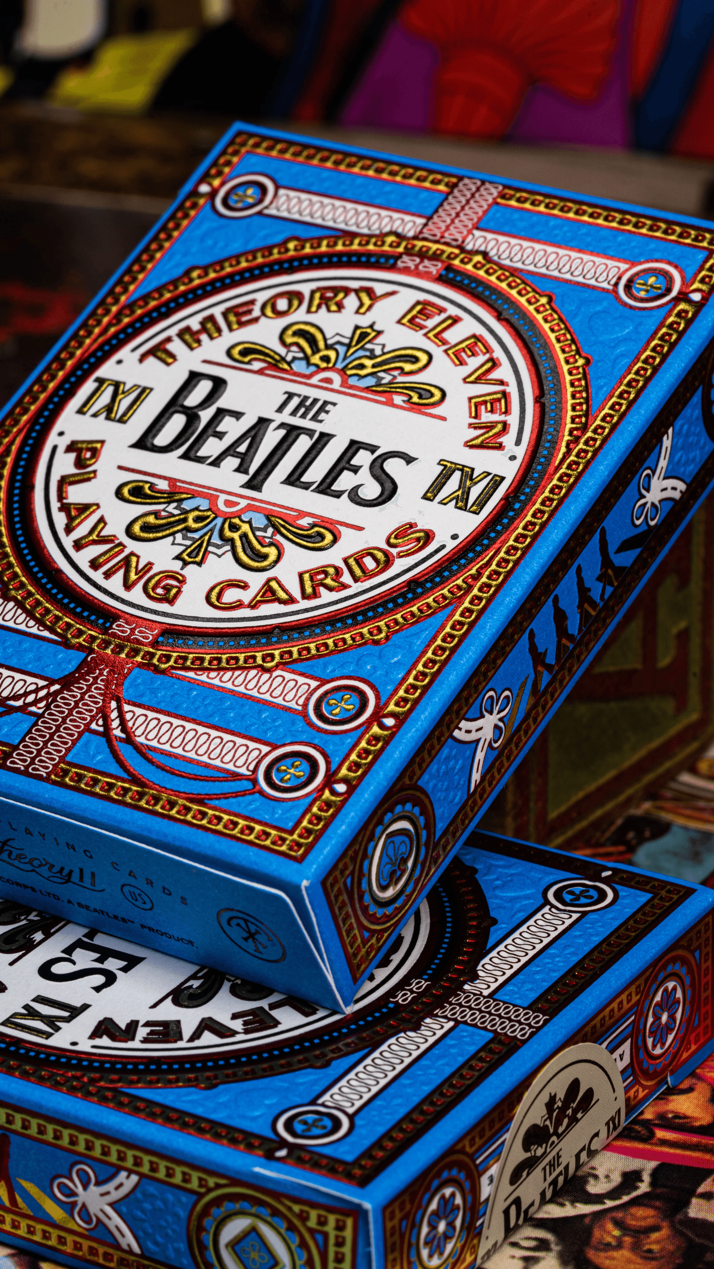 The Beatles Playing Cards - Premium Blue Deck for Collectors & Card Games | Perfect for Gifts, Poker Nights, and Music Fans