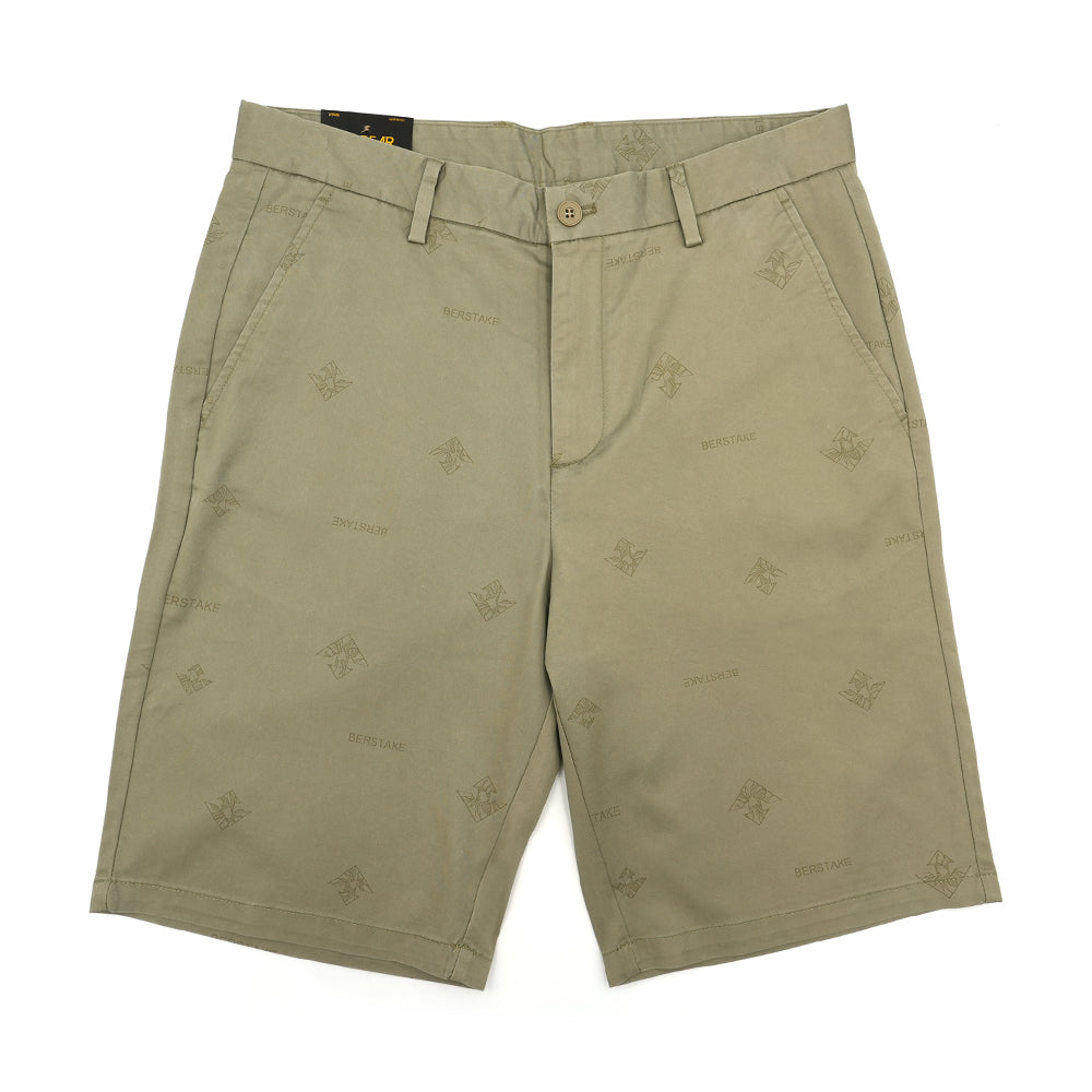 GUS BEAR Men's Bermuda Shorts - Green | Comfortable & Stylish Casual Shorts for Outdoor Activities, Beach, and Summer Wear