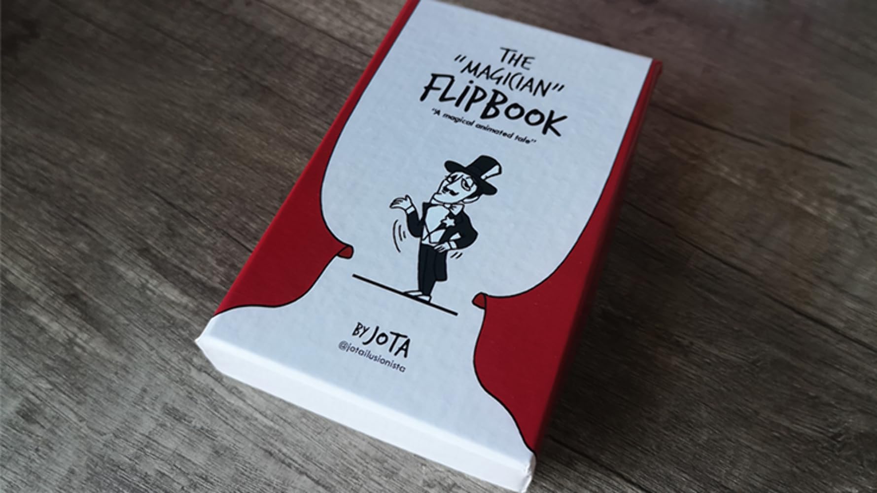 Murphy's Magic FLIP Book Magician Trick by JOTA - Gimmick & Online Tutorial - Perfect for Street Magic, Close-up Performances & Party Entertainment