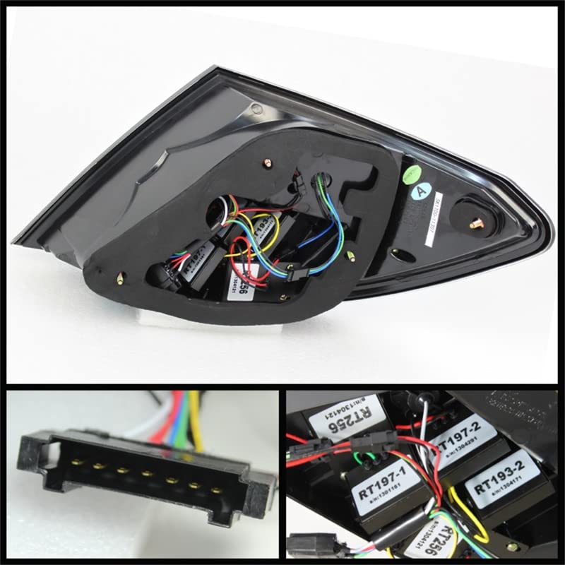 Spyder Auto 5072689 LED Tail Lights - Black/Clear Smoke Lens - Compatible with [Vehicle Model] - High Visibility & Durable Design - Perfect for Night Driving & Custom Car Upgrades