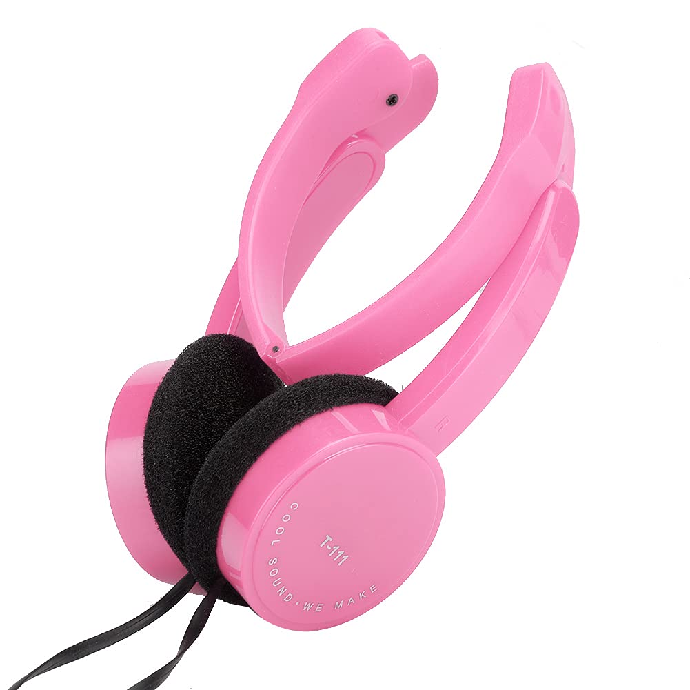 Kids Headphones with Tangle-Free Noodle Cable - Comfortable & Easy Storage for Tablets - Perfect for Online Learning & Travel