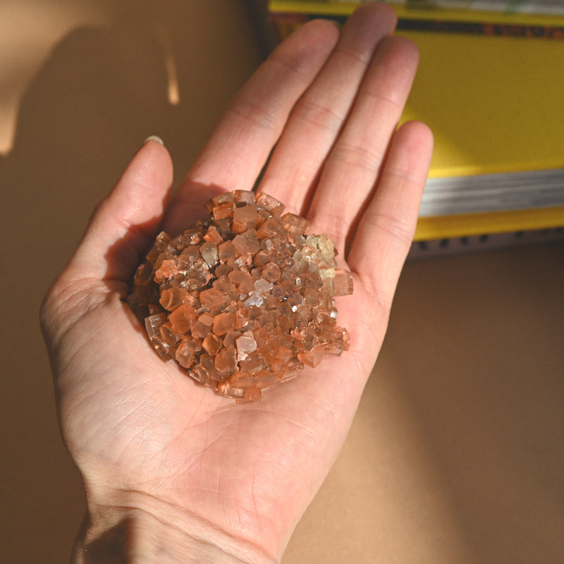 Natural Aragonite Star Cluster Crystal - Healing Stone for Meditation, Chakra Balancing & Home Decor | Perfect for Spiritual Gifts & Energy Cleansing