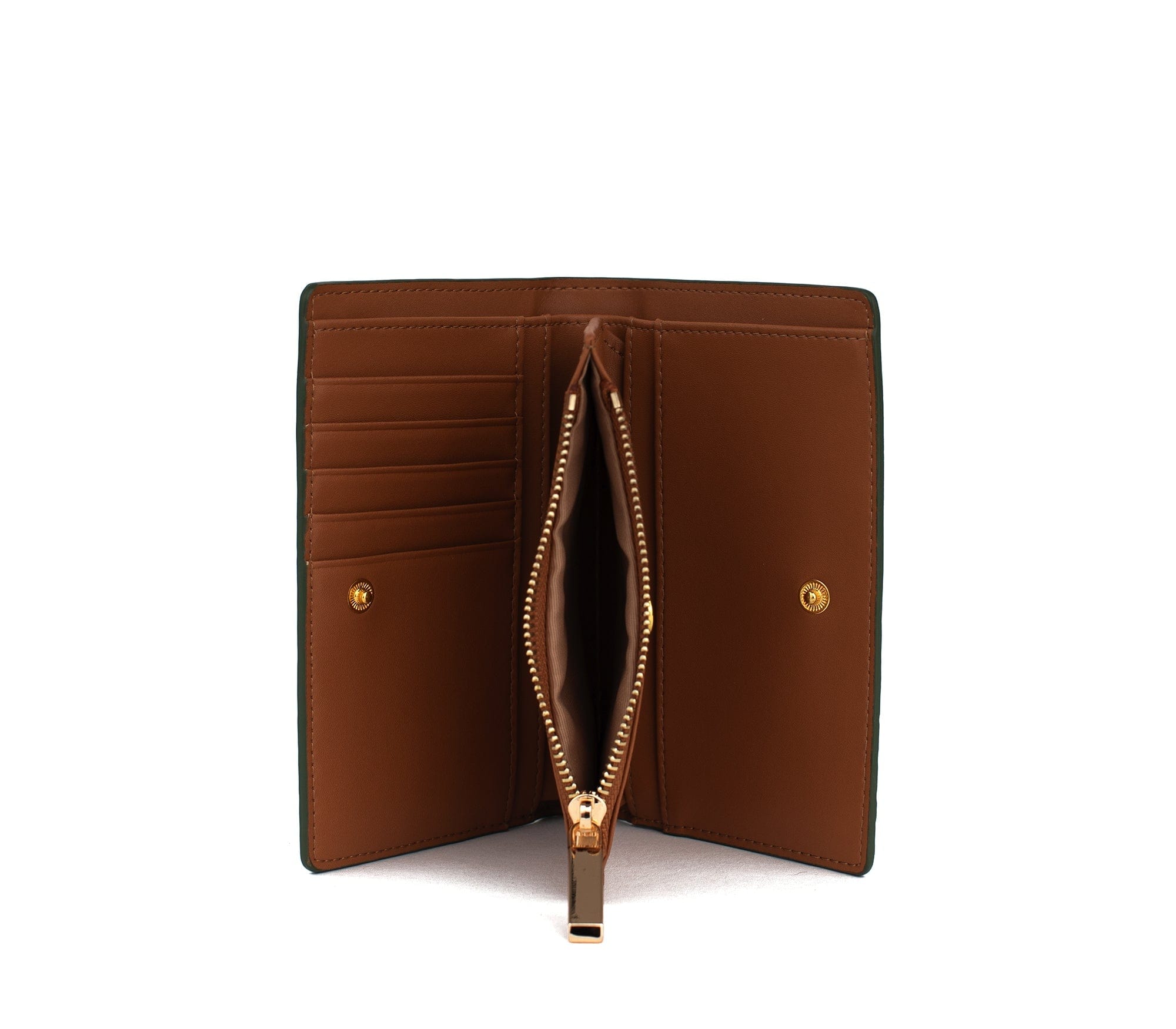 Madison Vegan Leather Wallet for Women - Eco-Friendly Green RFID Blocking Bifold Wallet | Perfect for Everyday Use, Travel & Gifting