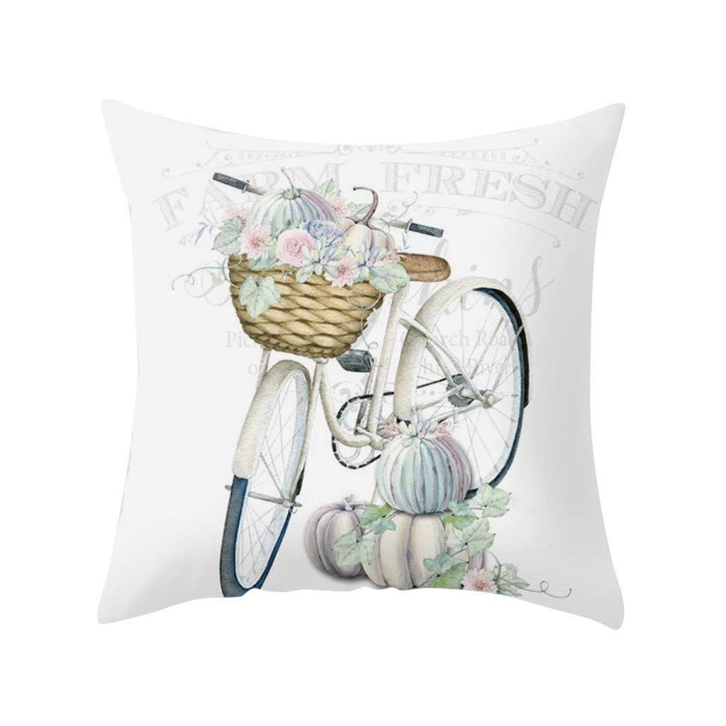 Halloween Pillow Covers - Spooky Decor Cushion Case for Sofa, Waist & Throw (1PC) | Perfect for Halloween Home Decor, Party & Seasonal Throw Pillow Accessories