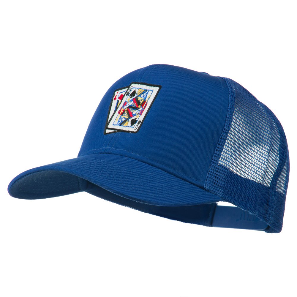 e4Hats.com Gaming Pinochle Embroidered Mesh Cap - Stylish & Breathable Hat for Card Game Enthusiasts | Perfect for Poker Nights, Casino Events & Outdoor Activities