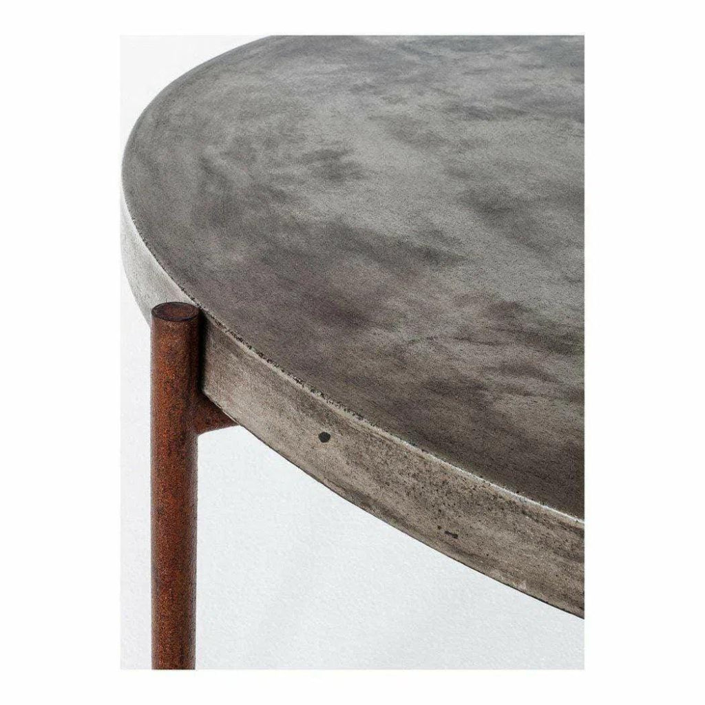 36 Inch Modern Coffee Table - Grey Contemporary Design for Living Room, Lounge & Office