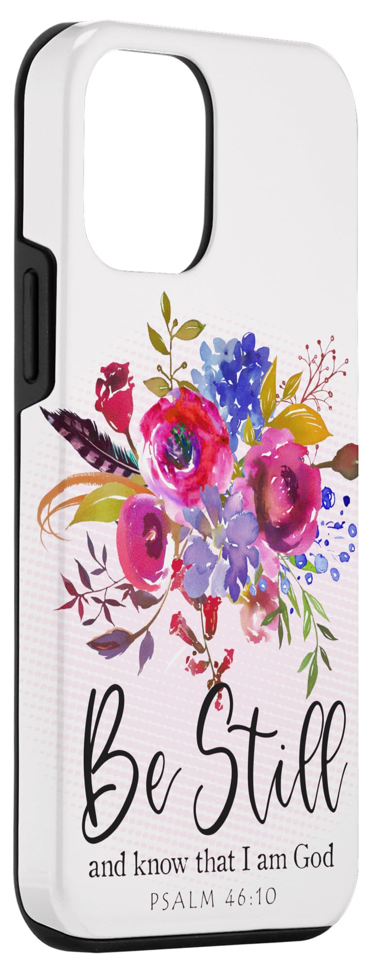 iPhone 12 Mini Christian Bible Verse Case - Scripture Psalm Proverb Quote Phone Cover for Daily Inspiration & Faith Protection - Perfect for Church, Bible Study & Christian Gifts