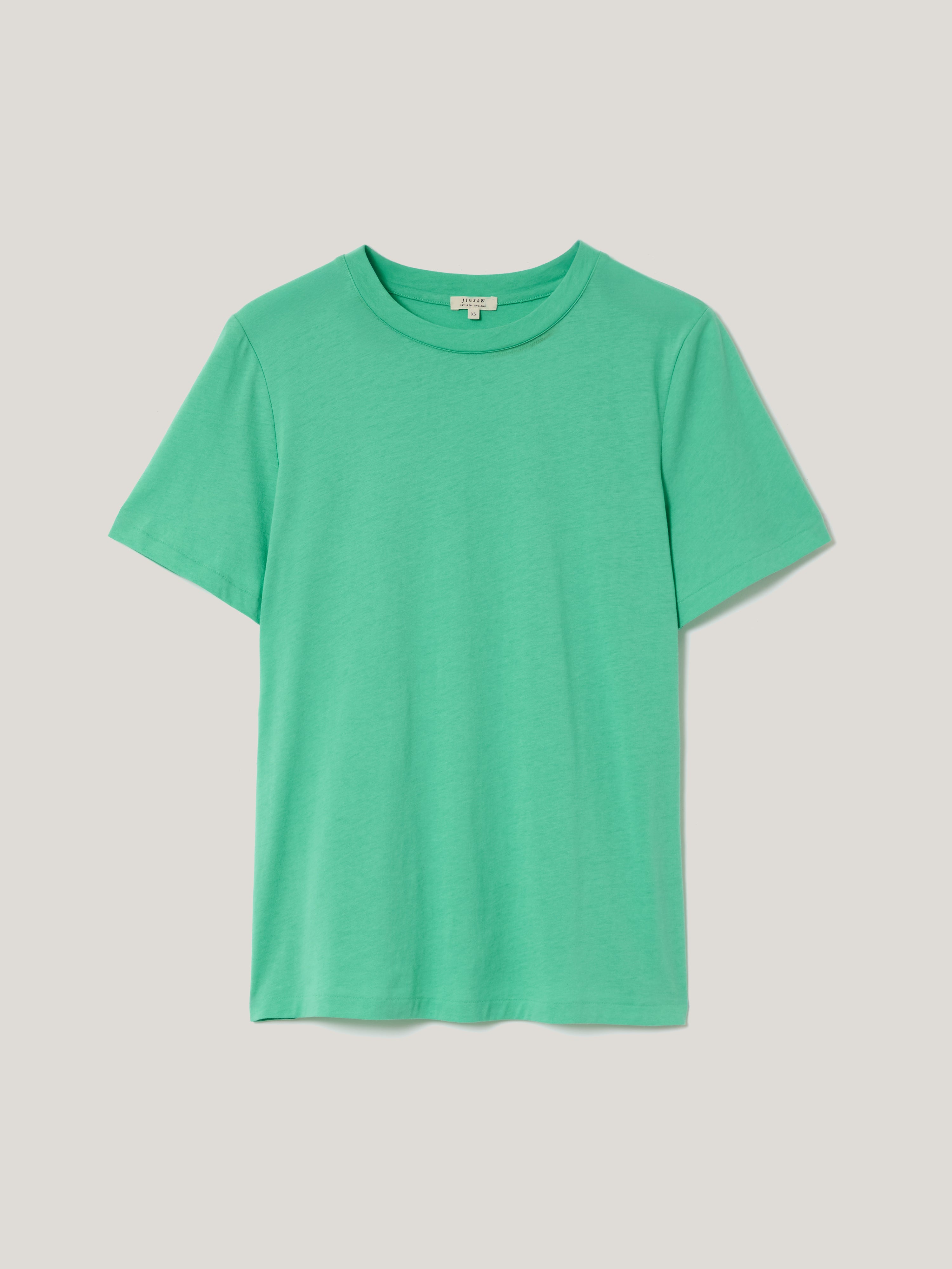 Premium Supima Cotton Crew Neck T-Shirt for Men | Soft Gemstone Green Color | Perfect for Casual Wear, Layering & Everyday Comfort