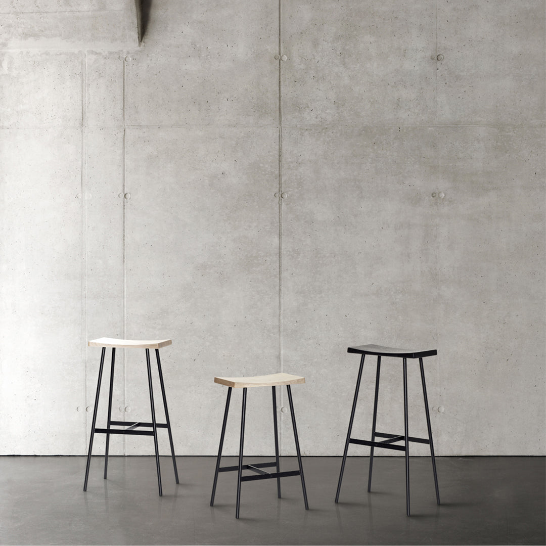 HC2 Counter Stool - Modern Kitchen Bar Stools with Back Support, 24