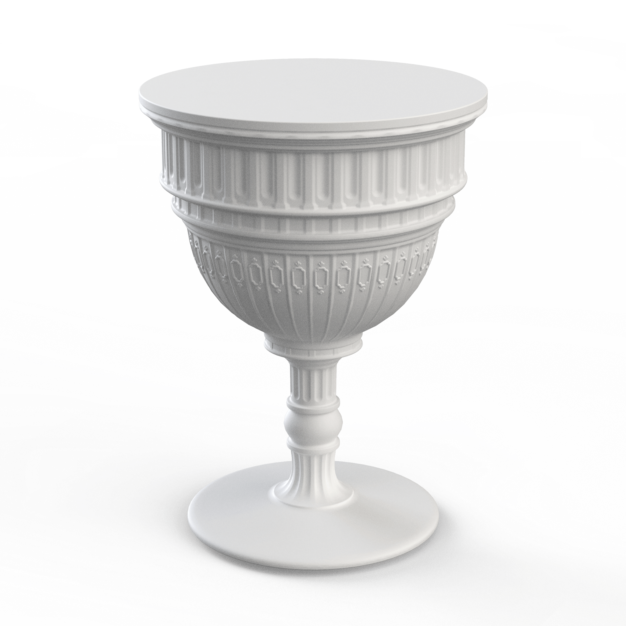 Qeeboo Capitol Side Table - Modern End Table with Unique Design for Living Room, Bedroom & Office - Perfect for Small Spaces, Decor & Storage
