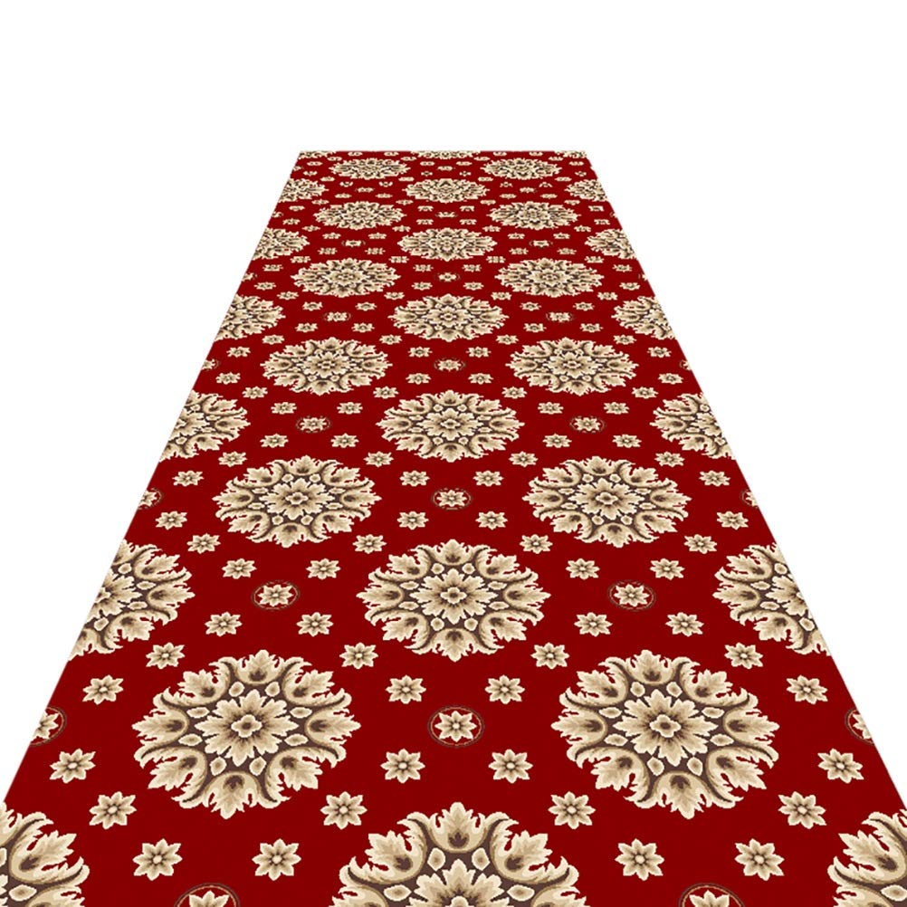 Non-Slip Machine Washable Hallway Runner Rug - Soft Rubber Backing Carpet for Hall, Kitchen, Entryway (100x300cm) - Perfect for High Traffic Areas & Home Decor